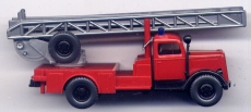 Opel Blitz, Feuerwehr-Drehleiter, rot
