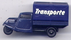 Tempo-Dreirad Umzüge, blau