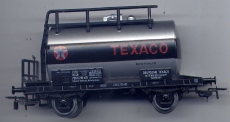 2achsiger Kesselwagen Texaco, DB, silber / schwarz