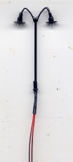 Bahnsteiglampe, 2flammig, schwarz (Typ 2)