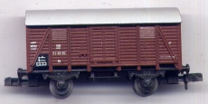 2achsiger Gedeckter Güterwagen, DR, braun