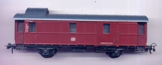 2achsiger Gepäckwagen Pwi 32, DB, rot
