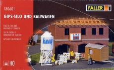 Bausatz Gips-Silo + Bauwagen