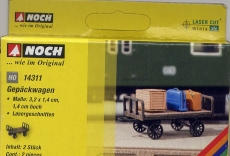 2 Bahnsteig-Gepäckkarren