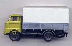 IFA W50, Pritsche / Plane, grün / grau