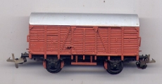 2achsiger Gedeckter Güterwagen, DR, rotbraun; Tonnendach