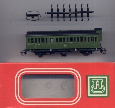 3achsiger Abteilwagen, DR, grün, Bremserhaus