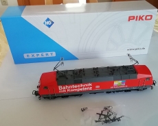 E-Lok BR 120 Bahntechnik mit Kompetenz, DBAG, rot