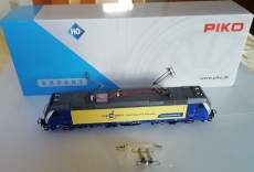 E-Lok BR 147 Metronom, DBAG, blau / gelb