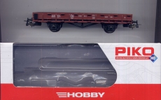 2achsiger Flachwagen, DR, braun