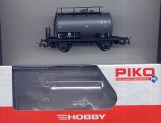 2achsiger Kesselwagen, DR, grau