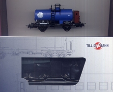 2achsiger Kesselwagen OJS (Ölwerke J. Schindler), DB, blau