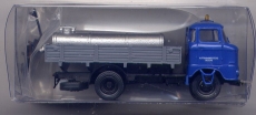 IFA W50 Pritsche mit 2 Wassertanks, Autobahnmeisterei Dessau, blau / grau