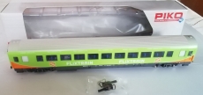 4achsiger Reisezugwagen Flixtrain, hellgrün