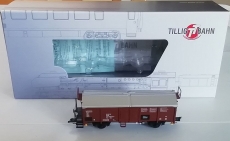 2achsiger Hubschiebedachwagen, DR, braun