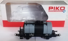 2achsiger Melasse-Wagen, DSB, grau / schwarz / grau