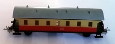 2achsiger Personenwagen Bi-30; DR, rot/elfenbein