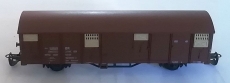 2achsiger Gedeckter Güterwagen Gbs; DR, braun, braunes Dach
