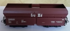 4achsiger Selbstentladewagen Erz IIId, DB, braun