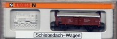 2achsiger Hubschiebedachwagen, DB, braun