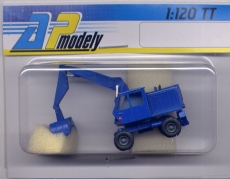 Bagger T-174, blau, normale Baggerschaufel