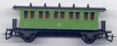 2achsiger Oldtime-Personenwagen, DR, grün