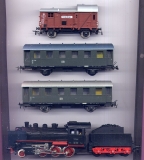 Personenzug DR, BR 24 + 3 Wagen, Epoche III