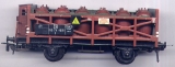 2achsiger Säuretopfwagen, DR, braun, Bremserhaus