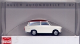 Trabant 601 Kombi, weiß, farbiges Dach