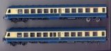 2teiliger Dieselltriebwagen BR 614, DB, blau / beige