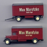 Mercedes Möbelkoffer-Hängerzug Max Marotzke