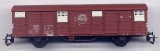 2achsiger Gedeckter Güterwagen Gbs Expressgut, DR, braun, braunes Dach