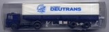 MAN- / Roman- Sattelzug Deutrans, Pritsche / Plane