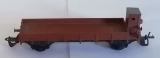 2achsiger Niederbordwagen, braun