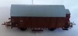 2achsiger Gedeckter Güterwagen, DR, braun, Tonnendach, mit Bremserhaus