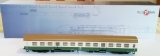 4achsiger Reisezugwagen 2. Klasse, Bauart Halberstadt, DR, grün / elfenbein