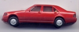 Mercedes 500SEL, rot